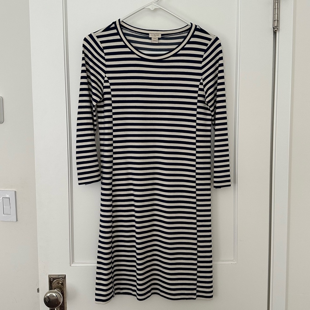 J.Crew striped dress